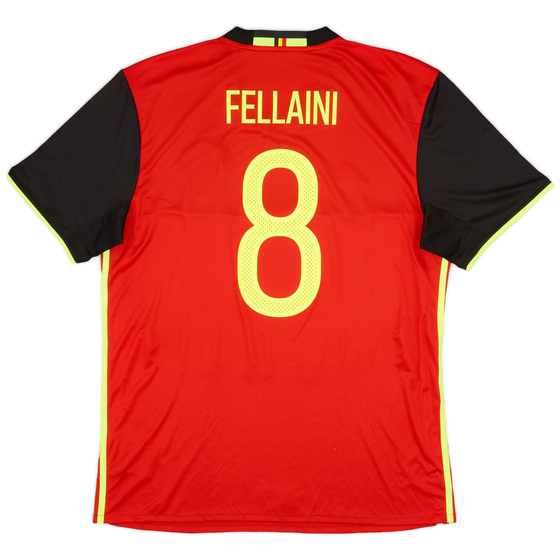 2016-17 Belgium Home Shirt Fellaini #8 - 9/10 - (L)