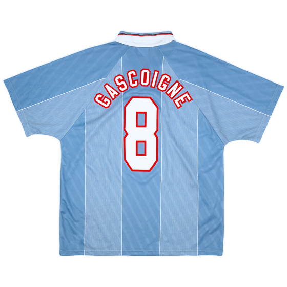 1996-97 England Away Shirt Gascoigne #8 - 9/10 - (XL)