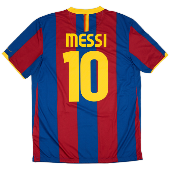 2010-11 Barcelona Home Shirt Messi #10 - 8/10 - (L)