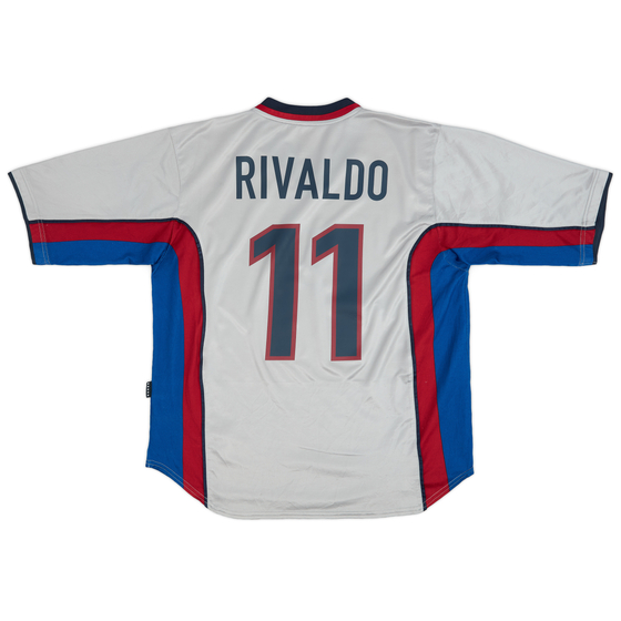 1998-01 Barcelona Away Shirt Rivaldo #11 - 8/10 - (L)