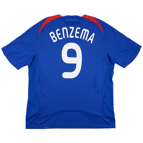 2007-08 France Home Shirt Benzema #9 (XL)