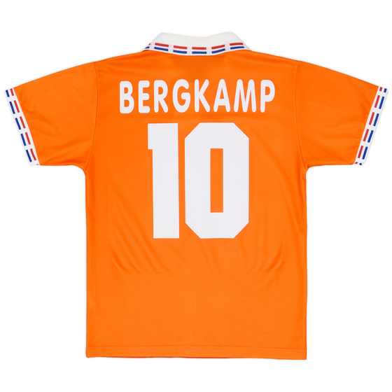 1996 Netherlands Home Shirt Bergkamp #10 - 8/10 - (M)