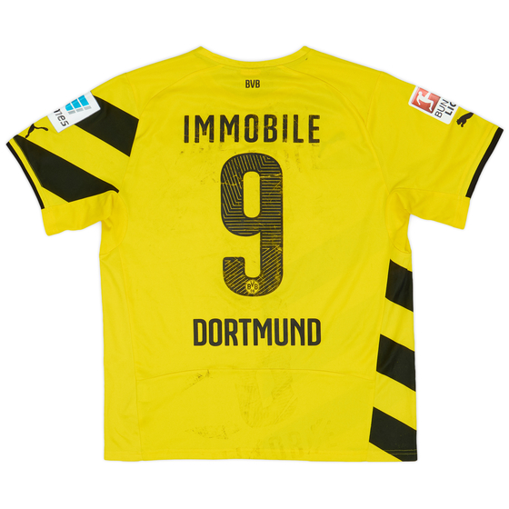 2014-15 Borussia Dortmund Home Shirt Immobile #9 - 3/10 - (L)