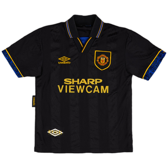 1993-95 Manchester United Away Shirt - 6/10 - (Y)