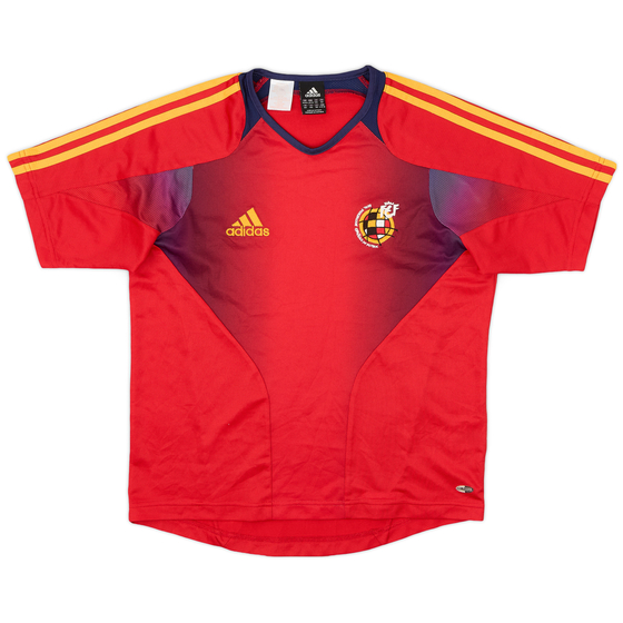 2002-04 Spain adidas Training Shirt - 9/10 - (L.Boys)