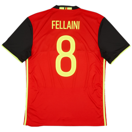 2016-17 Belgium Home Shirt Fellaini #8 - 8/10 - (M)