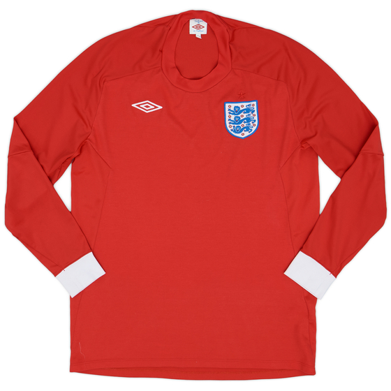 2010-11 England Away L/S Shirt - 9/10 - (L)