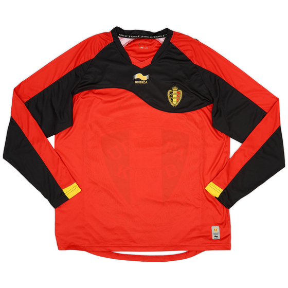 2011-12 Belgium Home L/S Shirt - 6/10 - (XL)