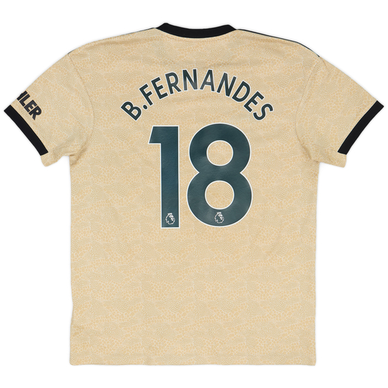 2019-20 Manchester United Away Shirt B.Fernandes #18 - 9/10 - (L)
