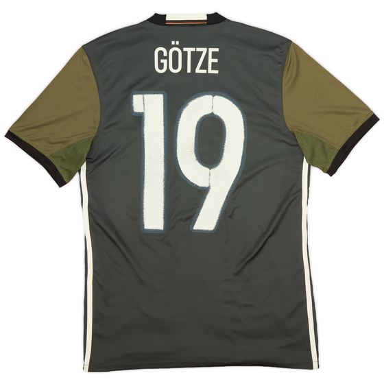 2015-17 Germany Away Shirt Gotze #19 - 8/10 - (XL.Boys)