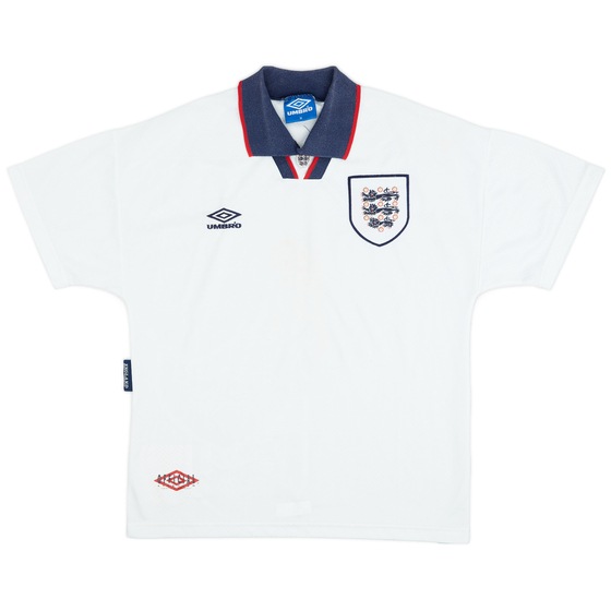 1993-95 England Home Shirt - 7/10 - (M)