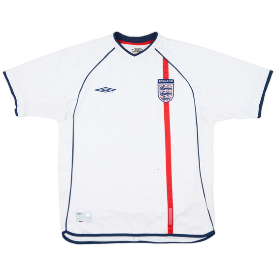 2001-03 England Home Shirt - 4/10 - (L)