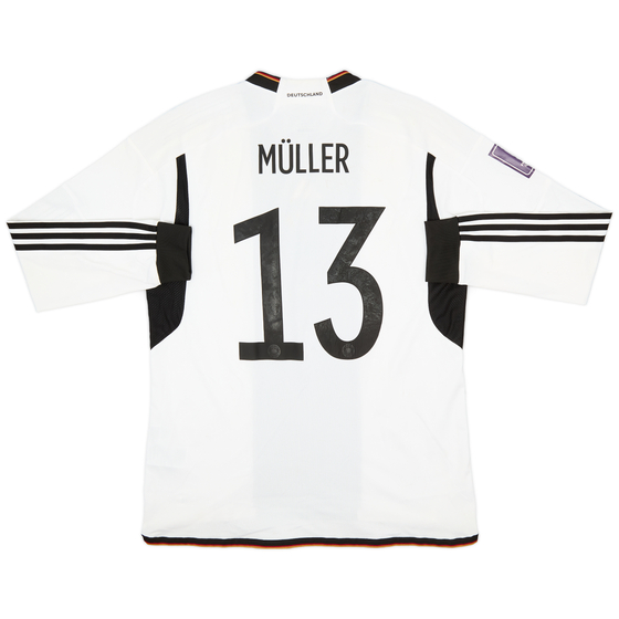 2022-23 Germany Home L/S Shirt Muller #13 - 8/10 - (L)