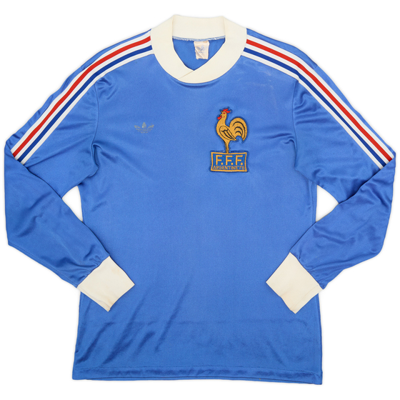 1978-80 France World Cup Home L/S Shirt - 5/10 - (M)