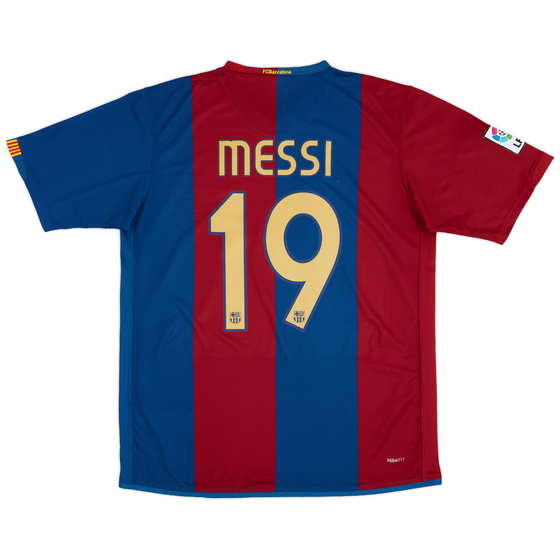 2006-07 Barcelona Home Shirt Messi #19 - 9/10 - (L)