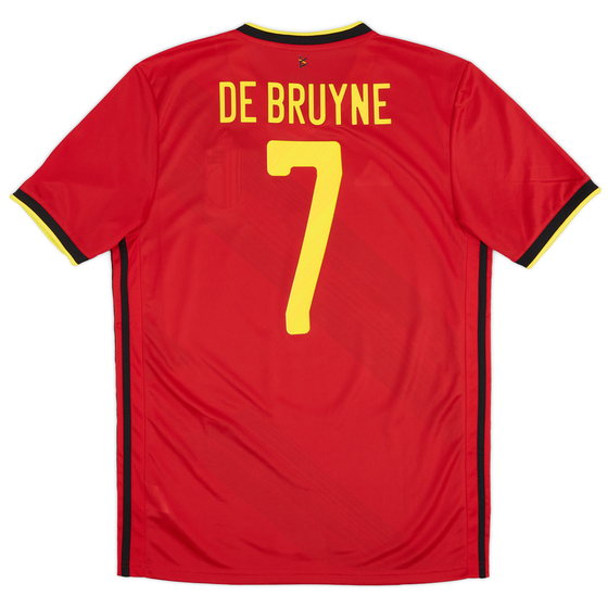 2020-21 Belgium Home Shirt De Bruyne #7 - 9/10 - (M)