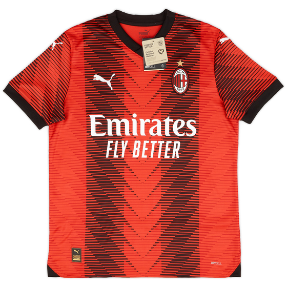 2023-24 AC Milan Home Shirt - (XXL.Kids)