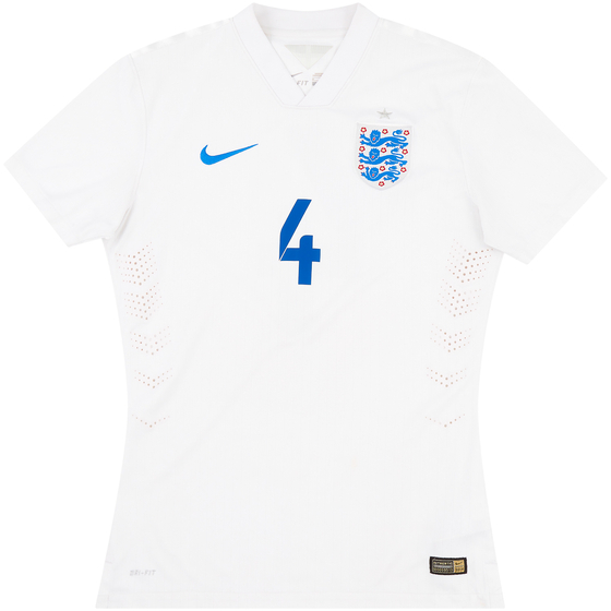 2014 England Match Issue Home Shirt #4