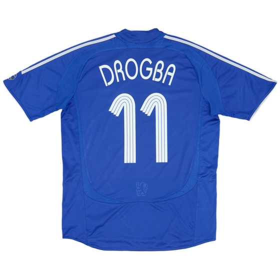 2006-08 Chelsea Home Shirt Drogba #11 - 6/10 - (XL)