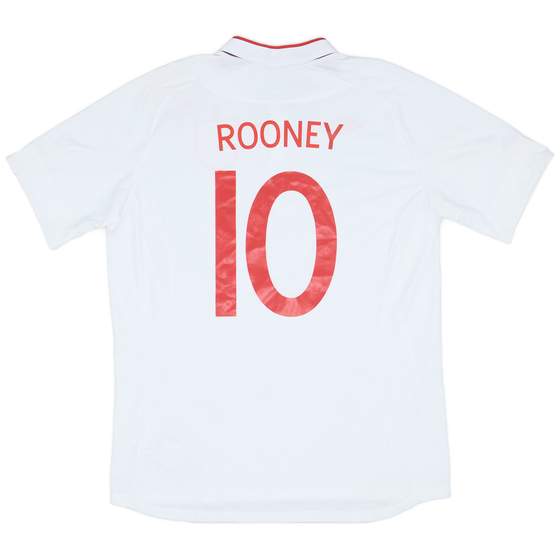 2012-13 England Home Shirt Rooney #10 - 9/10 - (XL)