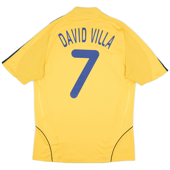 2008-10 Spain Away Shirt David Villa #7 - 9/10 - (M)