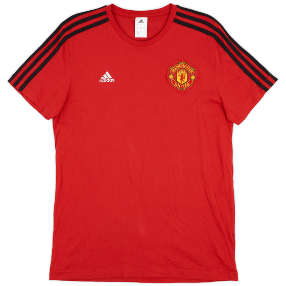 2017-18 Manchester United adidas Cotton Tee - 8/10 - (L)