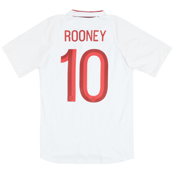 2012-13 England Home Shirt Rooney #10 - 8/10 - (XS)