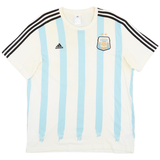 2014 Argentina adidas Fan Tee Messi #10 - 5/10 - (XL)