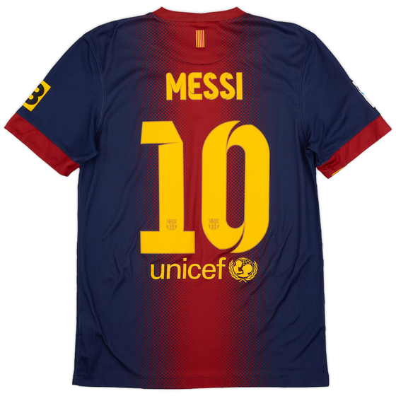 2012-13 Barcelona Home Shirt Messi #10 - 8/10 - (S)