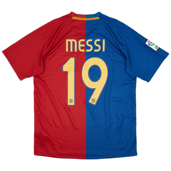 2008-09 Barcelona Home Shirt Messi #10 - 9/10 - (M)