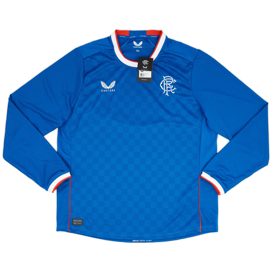 2022-23 Rangers Home L/S Shirt (3XL)