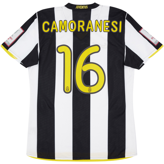 2008-09 Juventus Match Worn Emirates Cup Home Shirt Camoranesi #16 (v Hamburg)