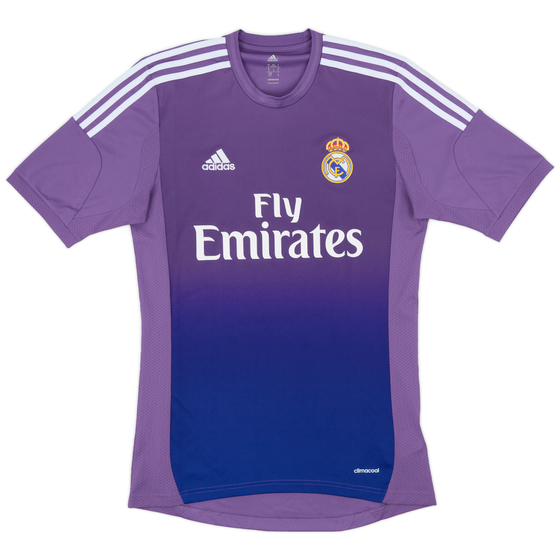2013-14 Real Madrid GK S/S Home Shirt - 7/10 - (S)