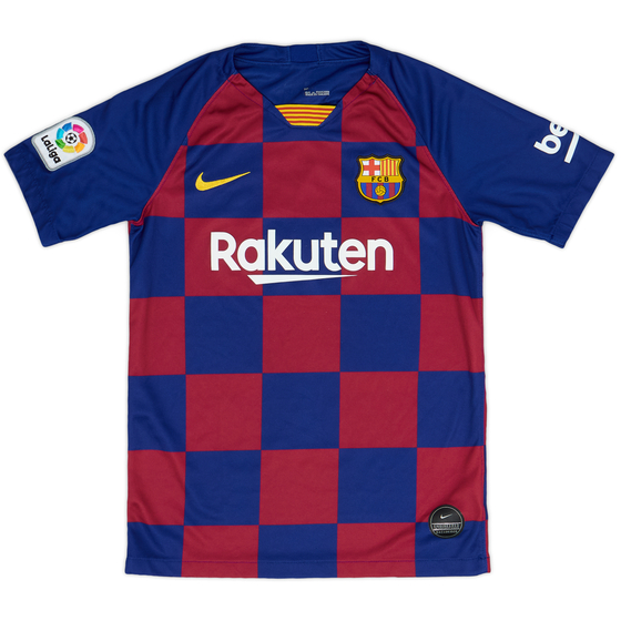 2019-20 Barcelona Home Shirt - 8/10 - (L.Boys)