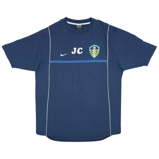 2002-03 Leeds Staff Issue Nike Training Shirt 'JC' - 8/10 - (XL)