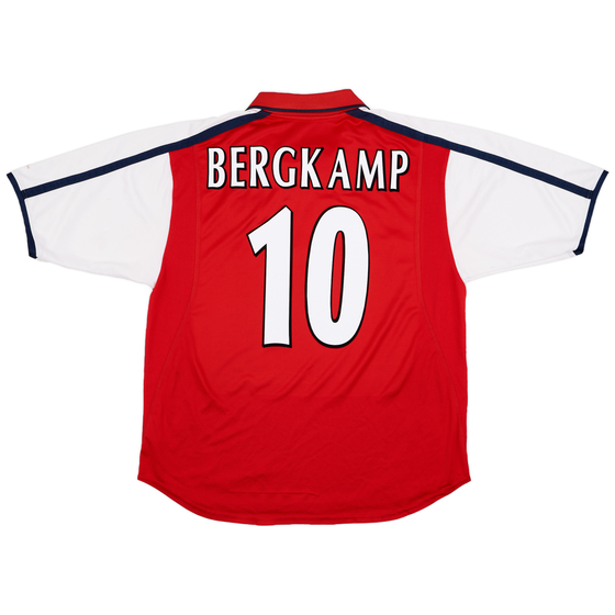 2000-02 Arsenal Home Shirt Bergkamp #10 - 8/10 - (L)