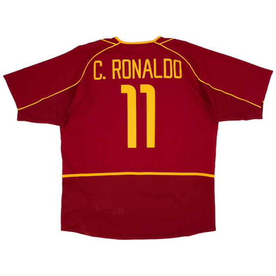 2002-04 Portugal Home Shirt C. Ronaldo #17 - 9/10 - (XL)