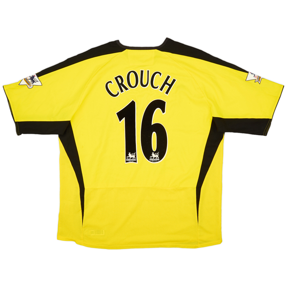 2003-04 Aston Villa Away Shirt Crouch #16 - 8/10 - (XL)