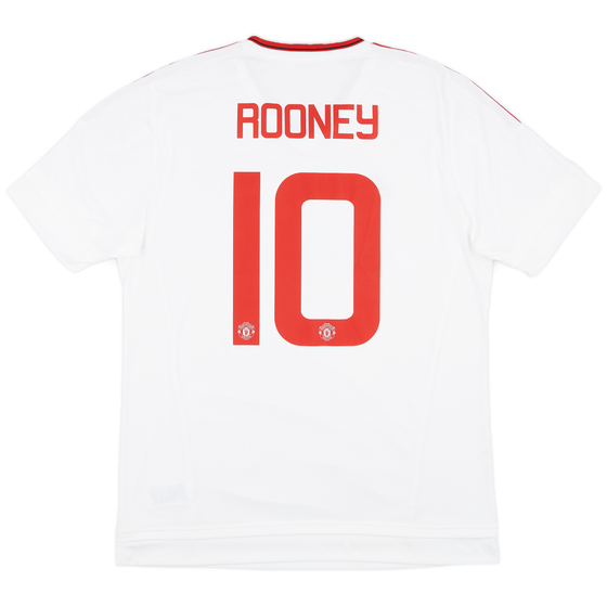 2015-16 Manchester United Away Shirt Rooney #10 - 9/10 - (L)