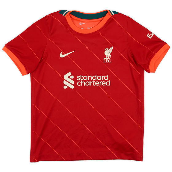 2021-22 Liverpool Home Shirt - 9/10 - (7-8 Years)