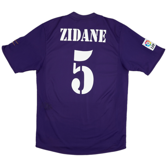 2001-02 Real Madrid Centenary Third Shirt Zidane #5 - 9/10 - (L)