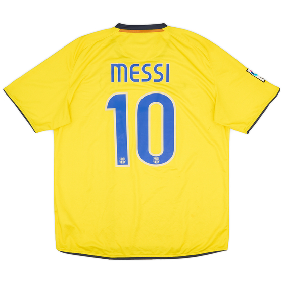 2008-10 Barcelona Away Shirt Messi #10 - 7/10 - (XL)