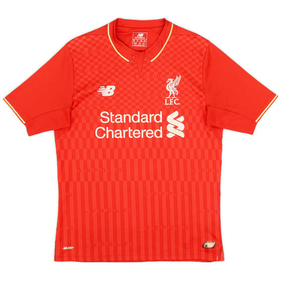 2015-16 Liverpool Home Shirt - 5/10 - (M.Boys)