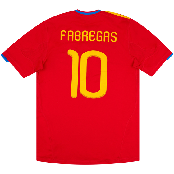 2009-10 Spain Home Shirt Fabregas #10