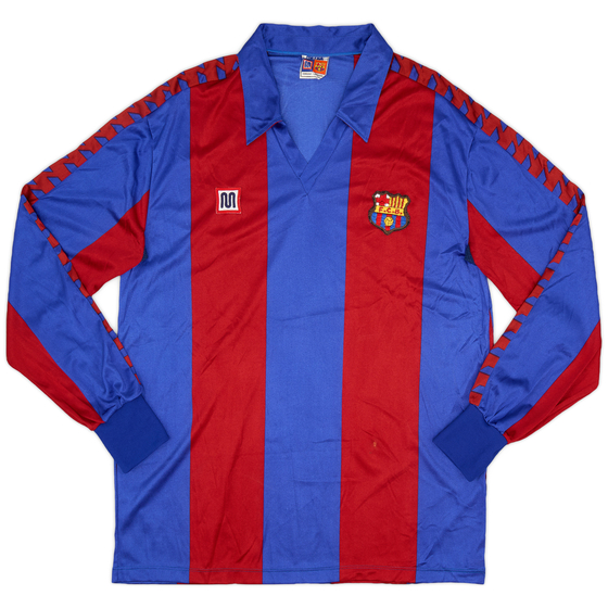 1984-89 Barcelona Home L/S Shirt - 8/10 - (XL)