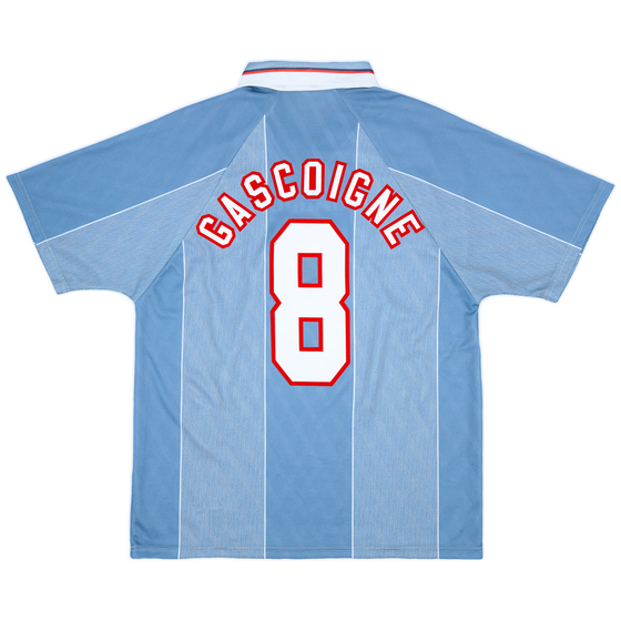 1996-97 England Away Shirt Gascoigne #8 - 9/10 - (L)