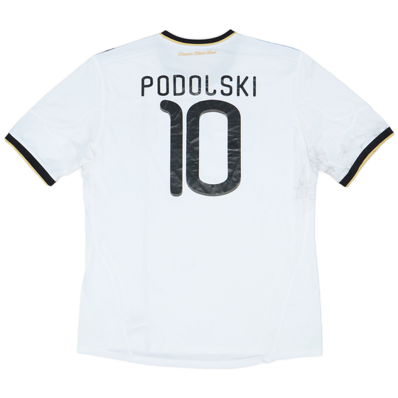 2010-11 Germany Home Shirt Podolski #10 - 3/10 - (XXL)