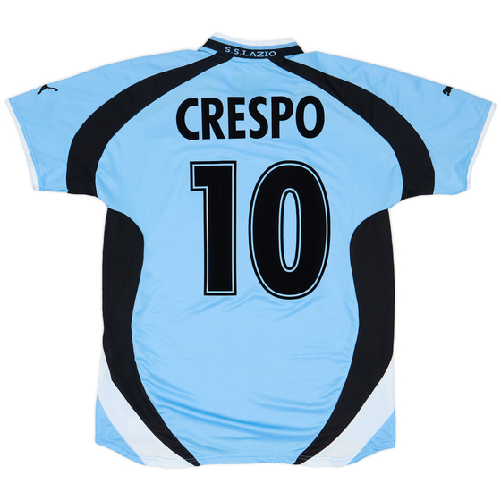 2000-01 Lazio Home Shirt Crespo #10 - 8/10 - (M)