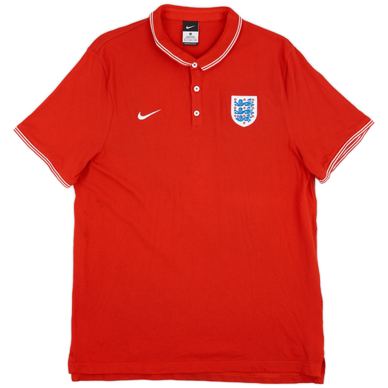 2014-15 England Nike Polo Shirt - 9/10 - (XL)