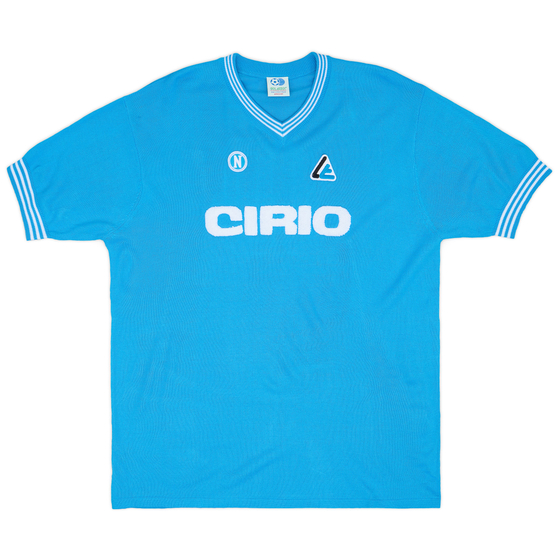 1984-85 Napoli Linea Time Reissue Home Shirt #10 (Maradona)